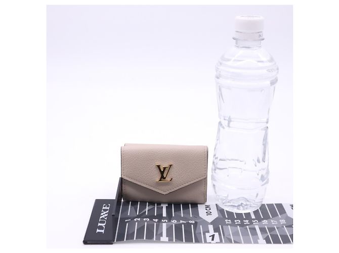 Louis Vuitton Taurillon Portefeuille Lock Mini Tourtrell Wallet Beige - vista 3