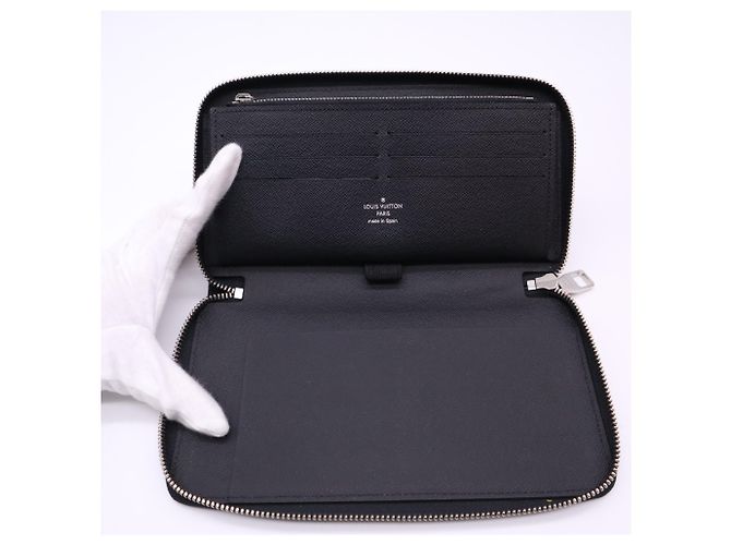 Louis Vuitton Epi Zippy Organizer Noir Long Wallet Black - view 12