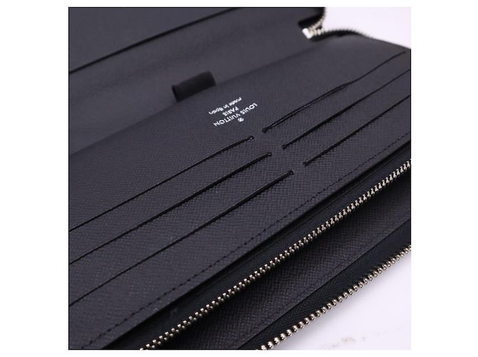Louis Vuitton Epi Zippy Organizer Noir Long Wallet Black - view 14