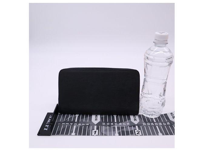 Louis Vuitton Epi Zippy Organizer Noir Long Wallet Black - view 3