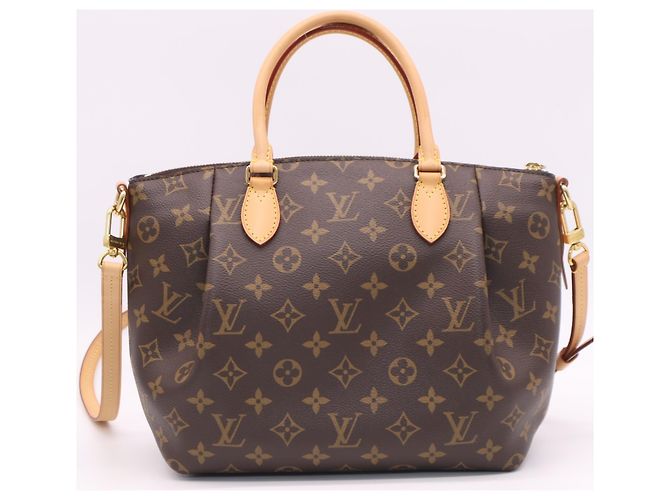 Borsa a tracolla Louis Vuitton Monogram Turenne PM Marrone Beige Monogramma - vista 2