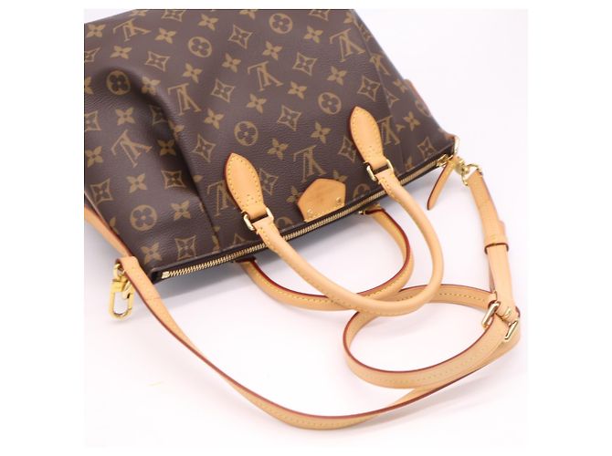 Borsa a tracolla Louis Vuitton Monogram Turenne PM Marrone Beige Monogramma - vista 5
