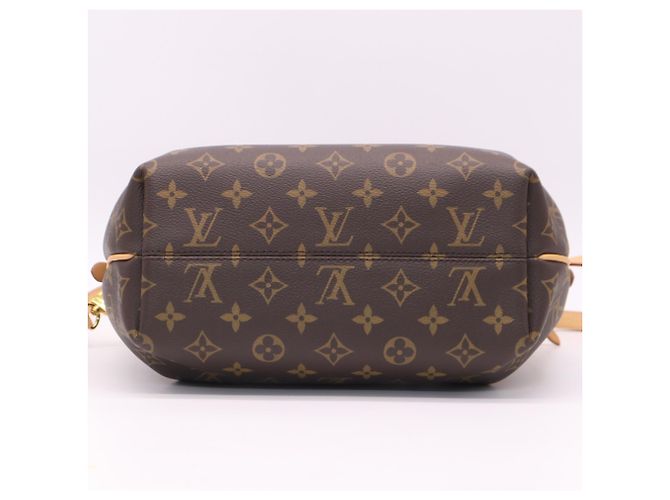 Borsa a tracolla Louis Vuitton Monogram Turenne PM Marrone Beige Monogramma - vista 8