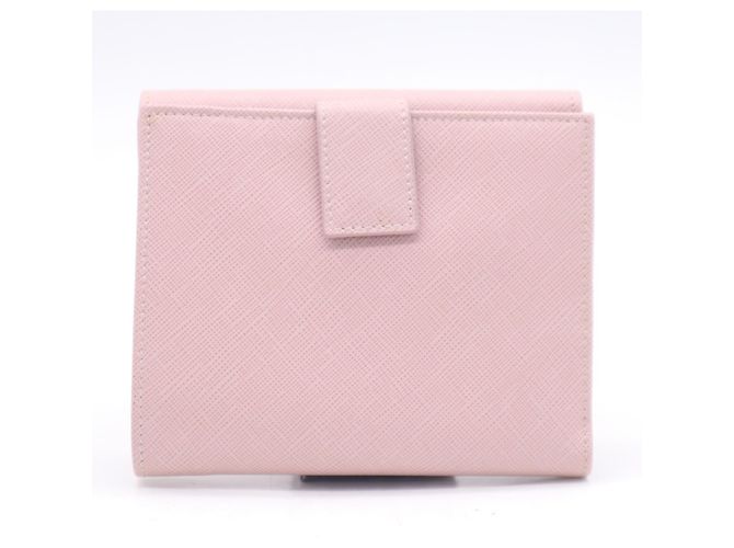Cartera compacta Salvatore Ferragamo Gancini Bar Rosa - vista 2