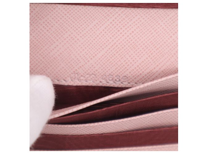 Cartera compacta Salvatore Ferragamo Gancini Bar Rosa - vista 21