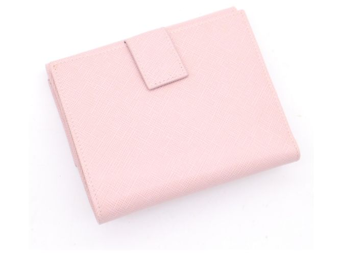 Cartera compacta Salvatore Ferragamo Gancini Bar Rosa - vista 4