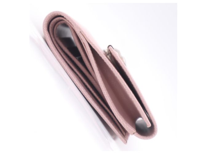 Cartera compacta Salvatore Ferragamo Gancini Bar Rosa - vista 7