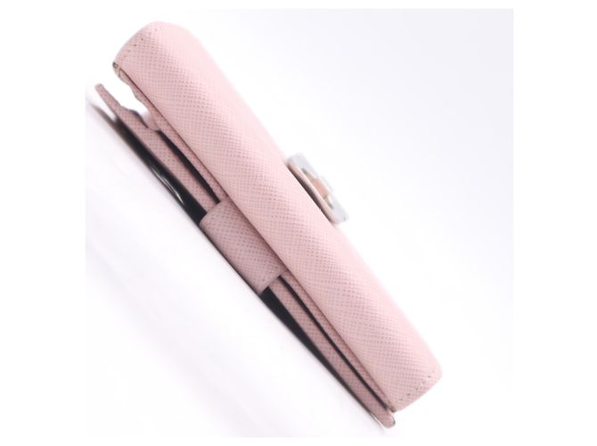 Cartera compacta Salvatore Ferragamo Gancini Bar Rosa - vista 8
