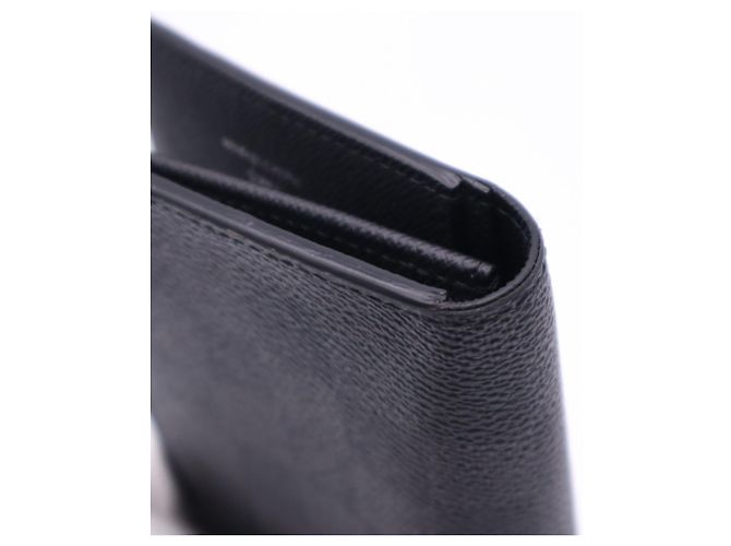 Louis Vuitton Damier Graphite Portefeuille Brazza Long Wallet Marron Noir Damier ebène - vue 9