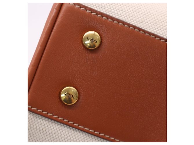 Borsa Tod's T-Timeless con manico superiore Marrone Beige - vista 10