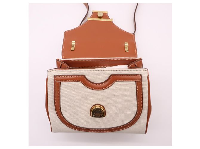 Borsa Tod's T-Timeless con manico superiore Marrone Beige - vista 12