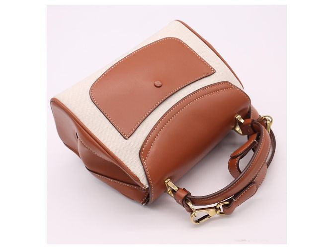 Borsa Tod's T-Timeless con manico superiore Marrone Beige - vista 2