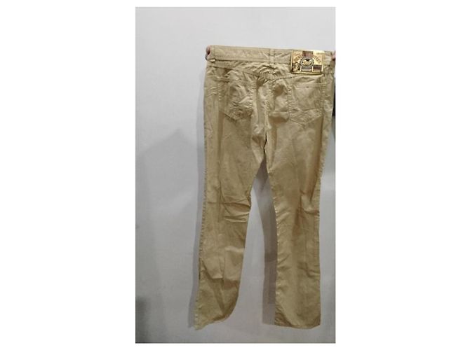 Dolce & Gabbana D&G Denim Devotees Pantaloni Cargo Uomo Beige - vista 2