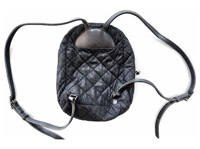 Stella Mc Cartney Stella McCartney Mini Zaino Falabella Nero - vista 2
