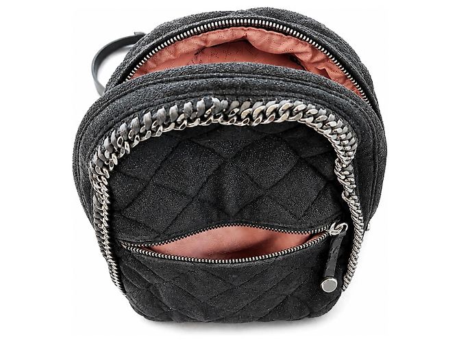 Stella Mc Cartney Stella McCartney Mini Zaino Falabella Nero - vista 5
