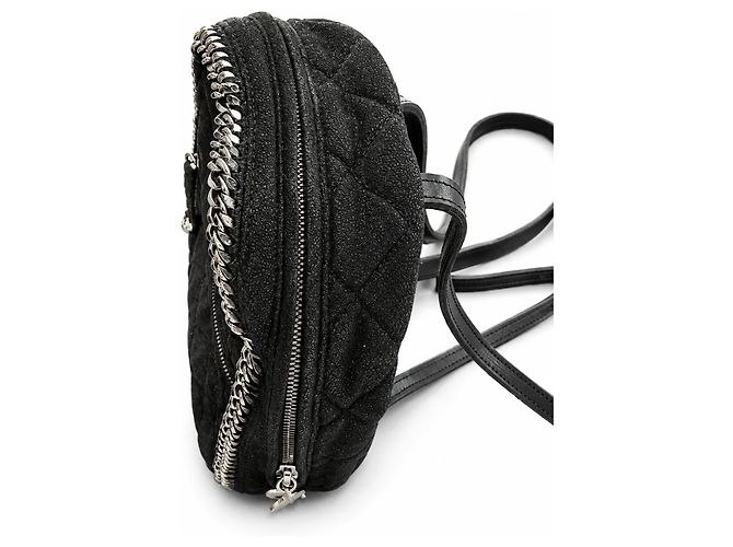Stella Mc Cartney Stella McCartney Mini Zaino Falabella Nero - vista 8