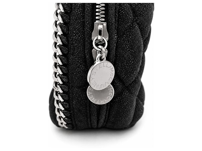 Stella Mc Cartney Stella McCartney Mini Zaino Falabella Nero - vista 9