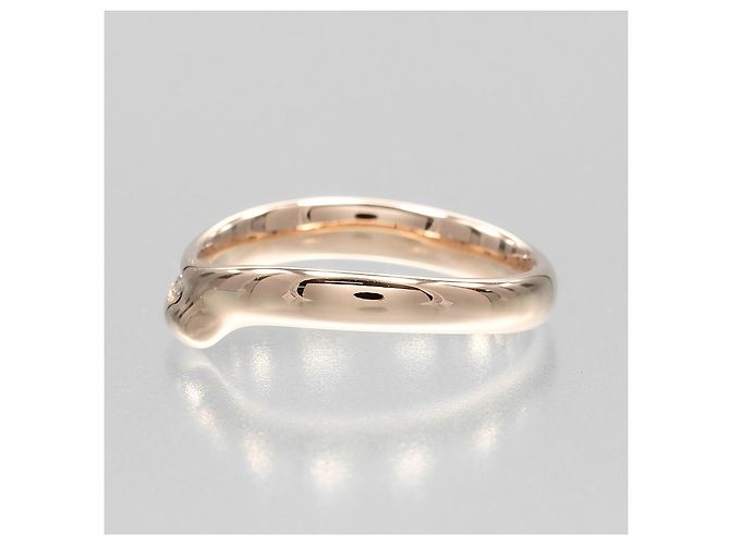 Tiffany & Co. Anello Elsa Peretti in oro rosa con diamanti D'oro - vista 4