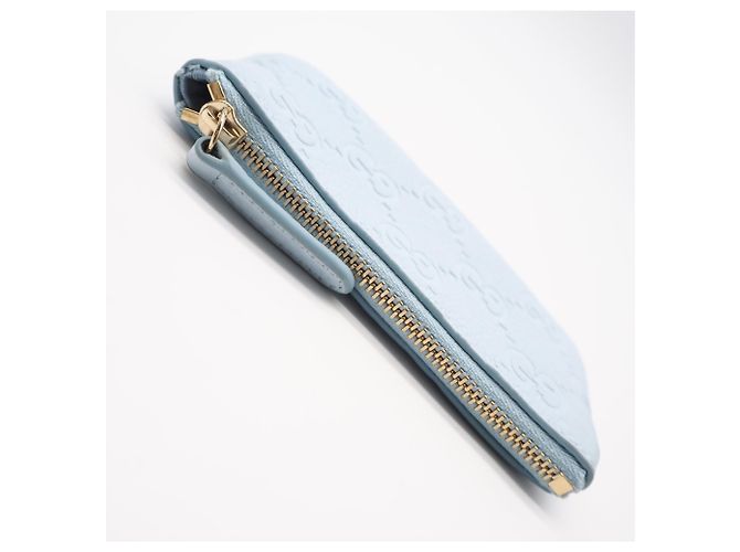 GUCCI GG Emblem Key Pouch Blue - view 5