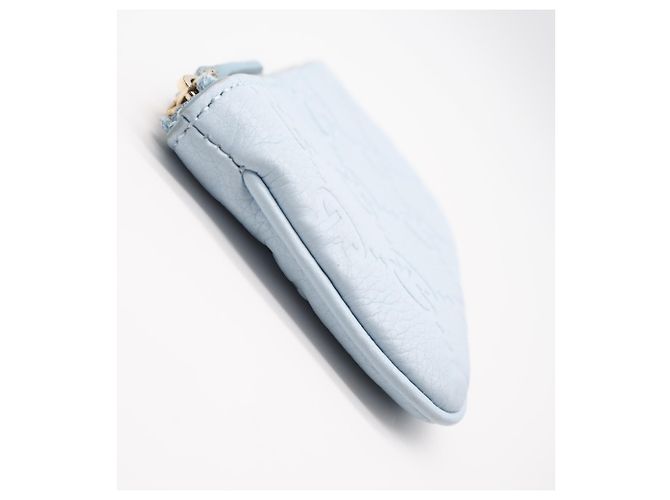 GUCCI GG Emblem Key Pouch Blue - view 8