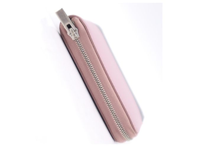 Céline Celine Small Zip Multifunction Bi-fold Wallet aus Kalbsleder Schwarz Pink - Ansicht 10