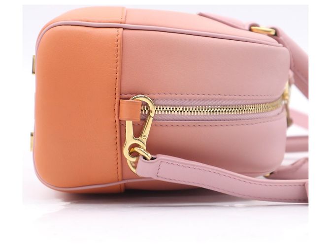 Borsa Loewe Amazona 23 Rosa Arancione - vista 11