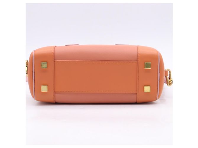 Borsa Loewe Amazona 23 Rosa Arancione - vista 9