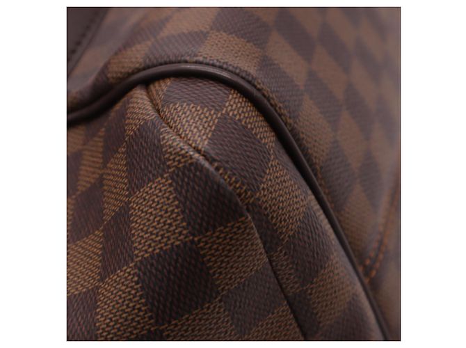 Borsa Louis Vuitton Damier Totally MM Marrone Beige - vista 10