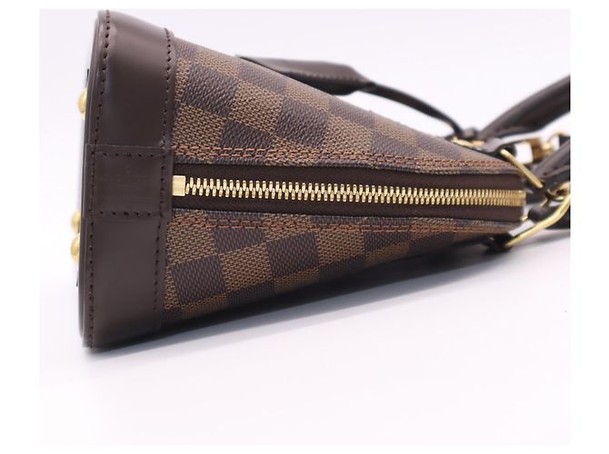 Borsa Louis Vuitton Damier Alma BB Marrone Beige Damier ebene - vista 7