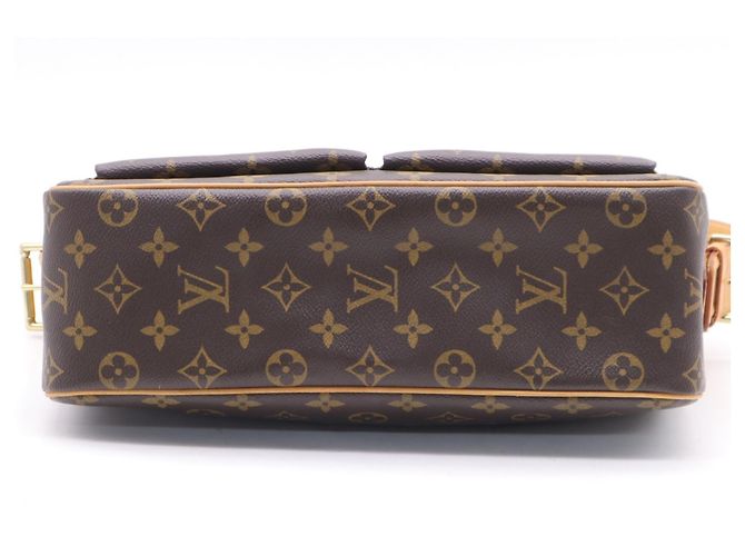 Borsa Louis Vuitton Monogram Viva Cite GM Marrone Beige - vista 10