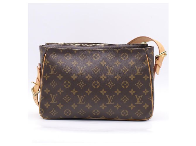 Borsa Louis Vuitton Monogram Viva Cite GM Marrone Beige - vista 2