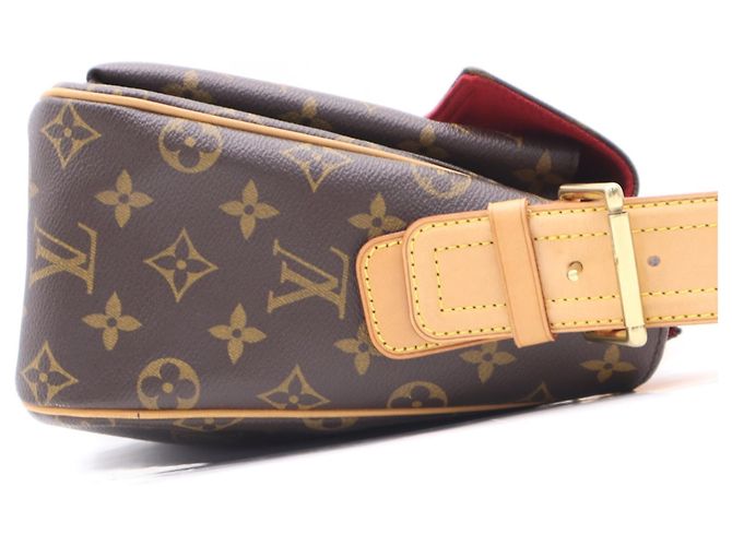 Borsa Louis Vuitton Monogram Viva Cite GM Marrone Beige - vista 8