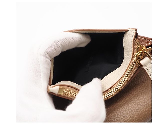 Cartera compacta Burberry TB Beige Crudo - vista 13