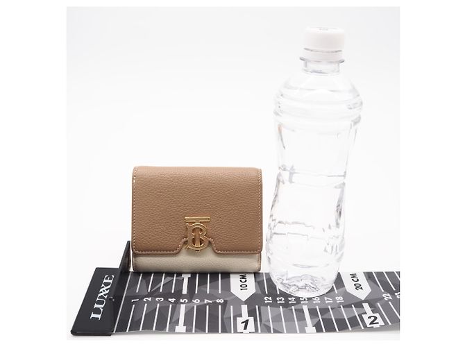 Cartera compacta Burberry TB Beige Crudo - vista 3