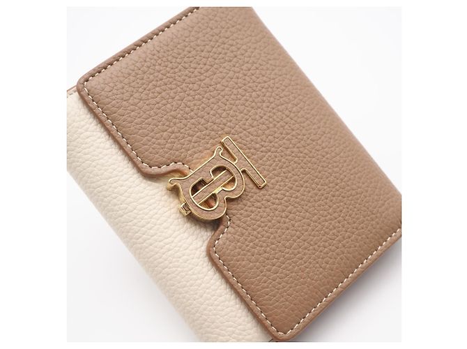 Cartera compacta Burberry TB Beige Crudo - vista 4