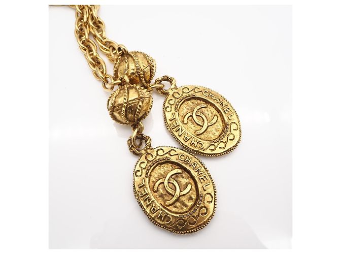 CHANEL Coco Mark Lariat Halskette Golden - Ansicht 5