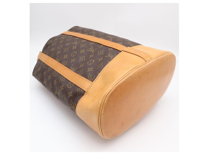 Borsa a tracolla Louis Vuitton Monogram Randonee GM Marrone Beige - vista 5