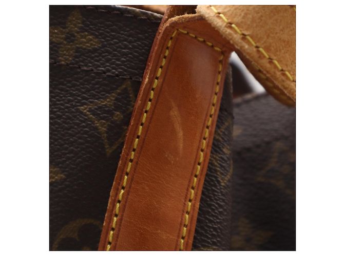 Borsa a tracolla Louis Vuitton Monogram Randonee GM Marrone Beige - vista 9