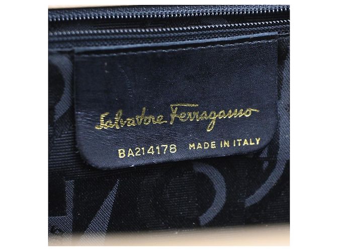 Borsa Tote convertibile Salvatore Ferragamo Vara Bow Leather Small Beige - vista 6