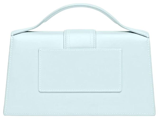 Jacquemus Le Bambinou Flap Suede Grand Bambino Blu - vista 4
