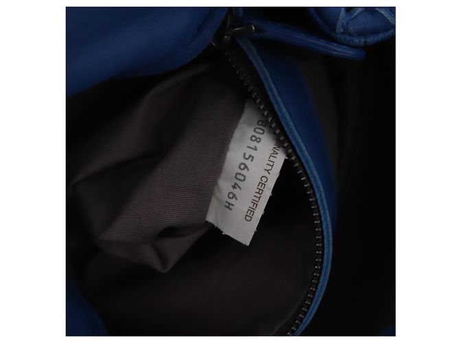 Bottega Veneta Flap Intrecciato Nappa Medium regolabile Blu - vista 6