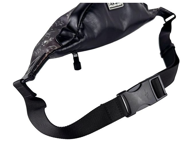 Marsupio Louis Vuitton Black Monogram Nero - vista 10