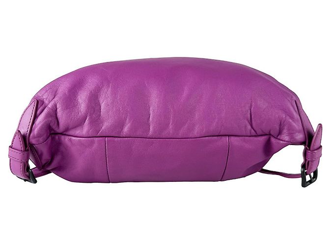 Zaino Bottega Veneta in pelle viola Porpora - vista 4