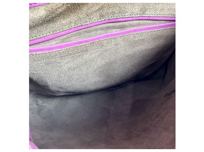 Zaino Bottega Veneta in pelle viola Porpora - vista 5