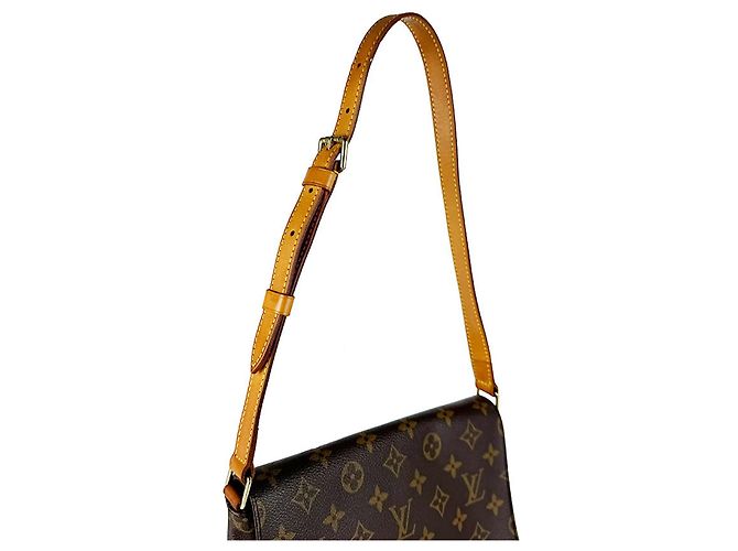 Louis Vuitton Monogram Musette Tango Schultertasche Braun - Ansicht 10