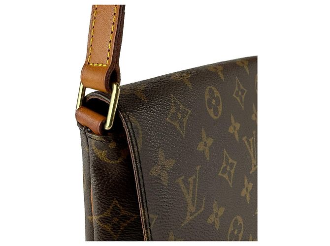 Louis Vuitton Monogram Musette Tango Schultertasche Braun - Ansicht 7