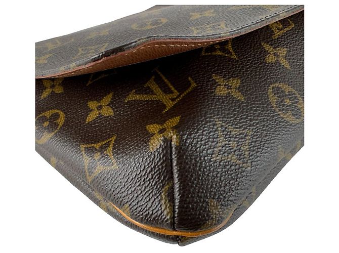 Louis Vuitton Monogram Musette Tango Schultertasche Braun - Ansicht 9