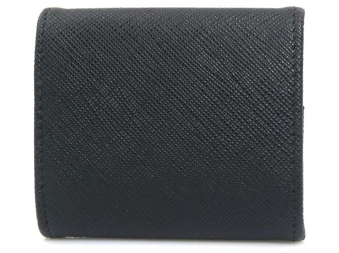 Monedero de piel Prada en negro - vista 2