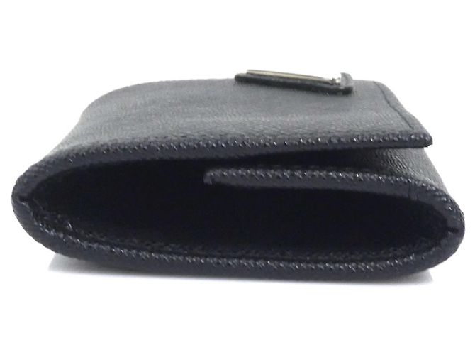 Monedero de piel Prada en negro - vista 3