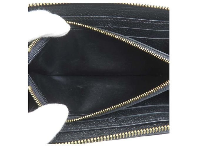 Portafoglio Lungo Louis Vuitton Monogram Empreinte Nero Monogramma - vista 6